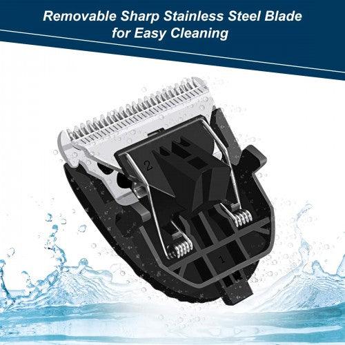 One-Button Cordless Hair Clipper Trimmer Kit with Stainless Steel Blades, 3/6/9/12mm Detachable Combs for Kids, Adults - Toytexx One-Button Cordless Hair Clipper Trimmer Kit with Stainless Steel Blades, 3/6/9/12mm Detachable Combs for Kids, Adults - Toytexx